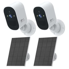 XVIM Security Camera Wireless 1080P HD CCTV Surveillance Solar/Battery Powered
