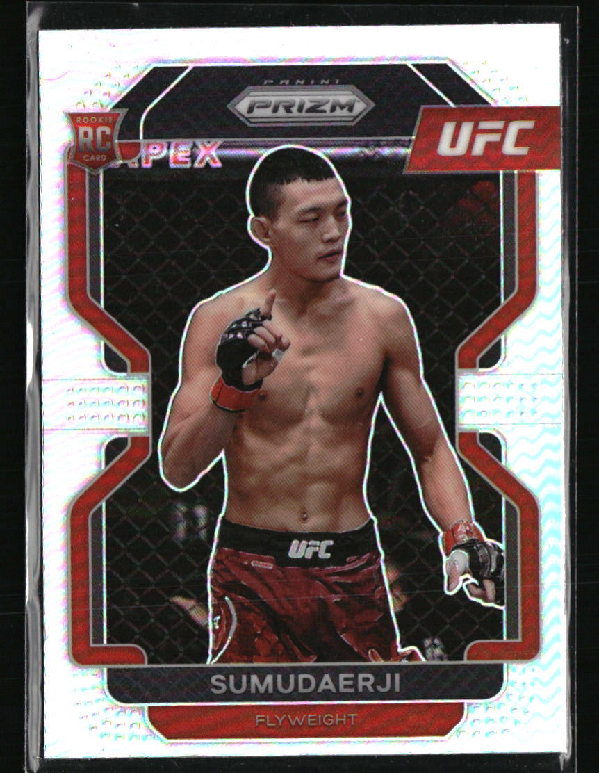 Sumudaerji  2022 Panini Prizm UFC Silver Prizm RC #114 MMA Card
