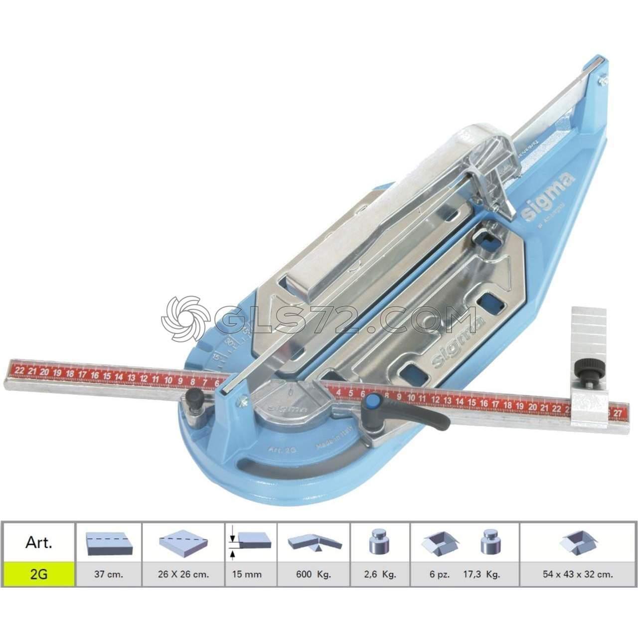 Taglierina Sigma 2G 37 cm: Leggera, Compatta, Indistruttibile