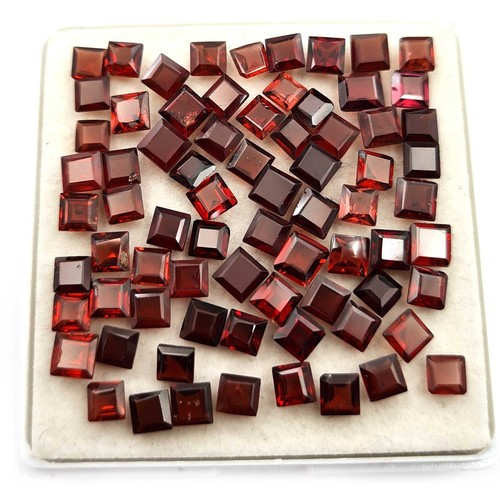 Onyx Noir Naturel Calibré Carré 12 X 12 Mm - Pierre Précieuse En Vrac Pour Création De Bijoux, Astrologie, Collection