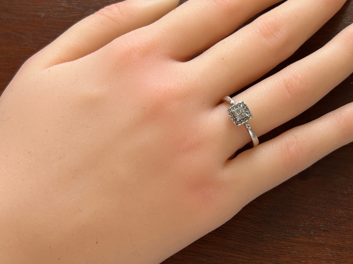 Sterling Silver 925 1.4tw Diamond Ring Sz 7 | eBay