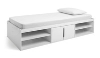 Frida Storage Cabin Bed White Kids Childrens Bedroom Furniture