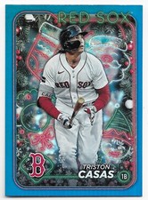 2024 Topps Holiday TRISTON CASAS Mega Box BLUE METALLIC GLITTER #H18