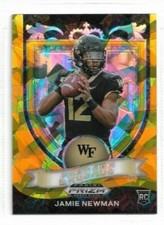 2021 Panini Prizm Jamie Newman Gold Cracked Ice Parallel Crusade RC