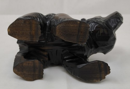 Kibori kuma Hokkaido Ainu Wooden Bear 15cm - Afbeelding 5 van 5
