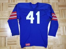 VINTAGE 60' RAWLINGS DURENE RAYON FOOTBALL JERSEY SZ 42
