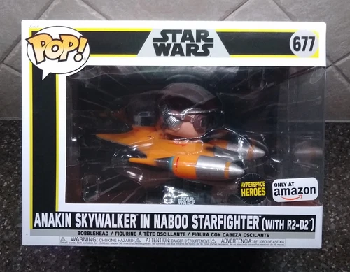 FUNKO POP 677 STAR WARS ANAKIN SKYWALKER IN NABOO STARFIGHTER W/ R2-D2 AMAZON