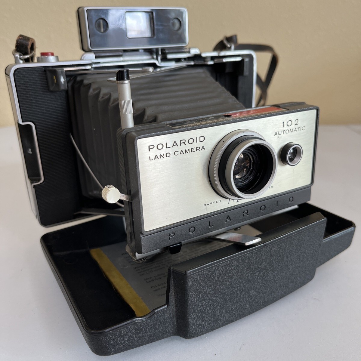 Polaroid Automatic 102 Land Camera 1960s TESTED&WORKING/GREAT