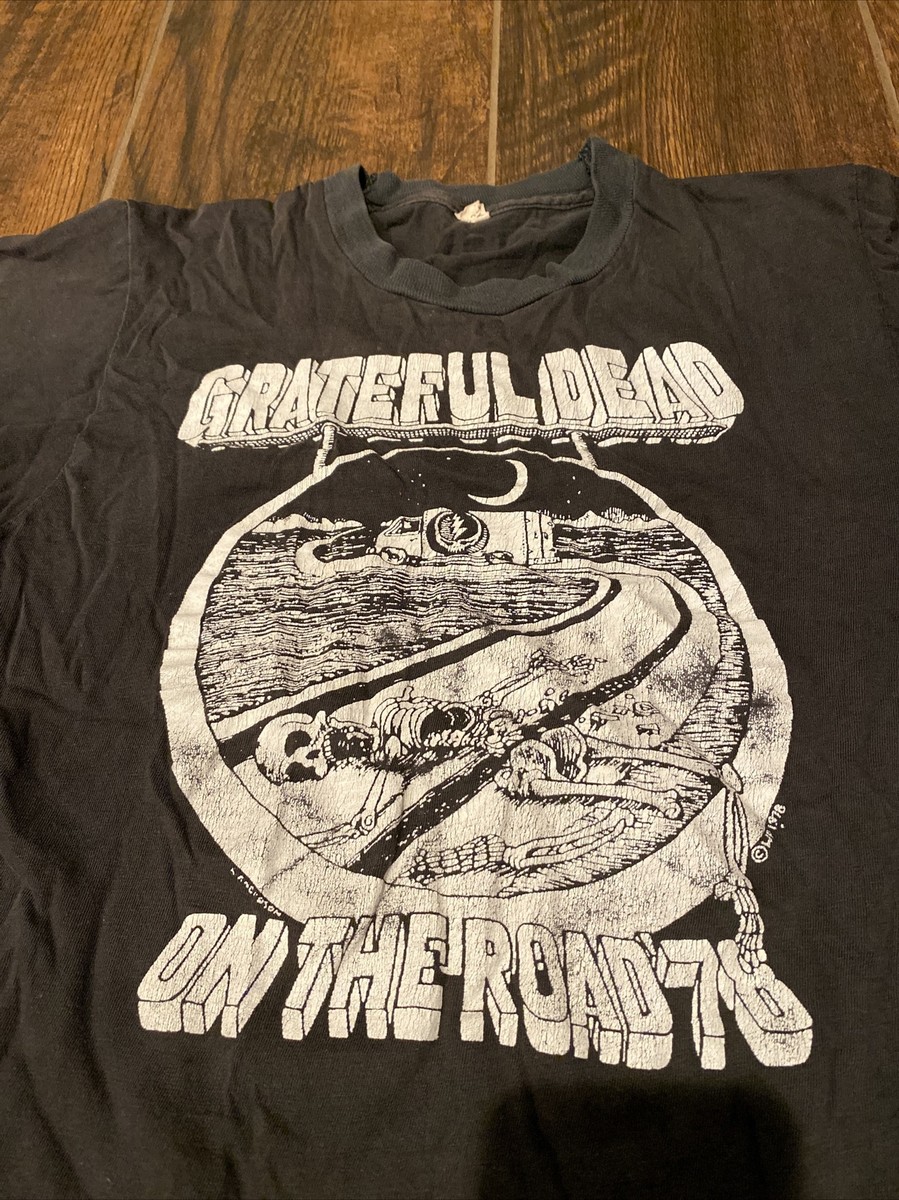GRATEFUL DEAD VINTAGE TEE ON THE ROAD 1978 concert tee shirt | eBay