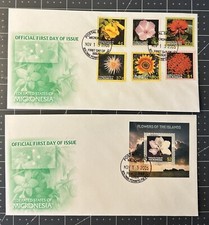 MICRONESIA 2005 Flowers Of The Islands 2 First  Day Covers With Sc 673-8 And 681