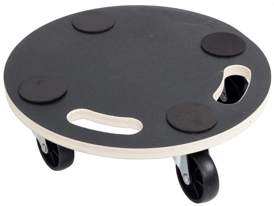 LOADSURFER 200kg Round Anti Slip Hand Dolly Trolley Cart Furniture Moving Platform Mover
