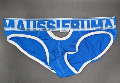 Aussiebum Men's Riot Mesh Underwear Brief Size M XL Blue NWT