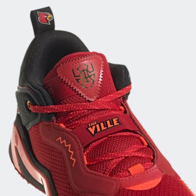 Adidas DON Issue 3 Louisville The Ville Red Basketball Shoes 