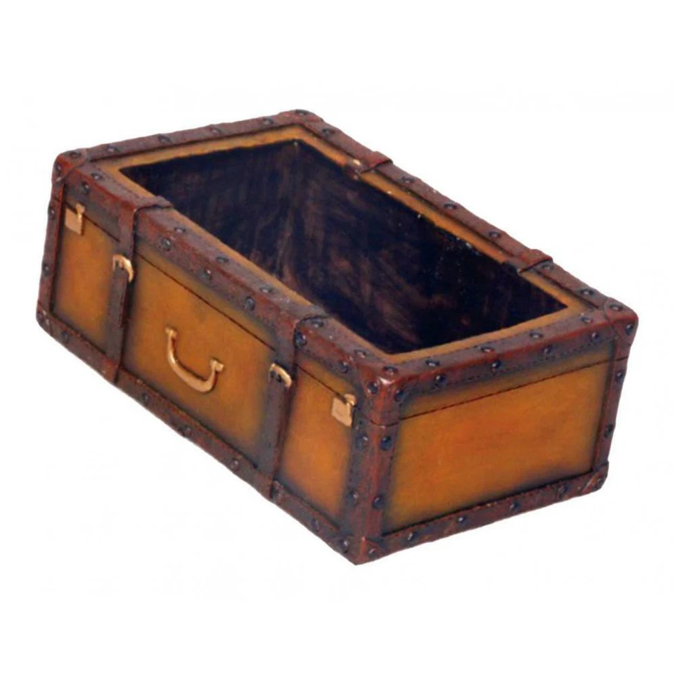 Decorative Garden Flower Resin Suitcase Retro Succulent Cactus Planter Pot - Image 2 of 3