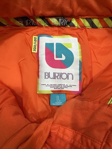 Burton Ski Snowboard Pants Youth Large Orange - Picture 5 of 5