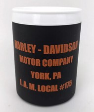 Harley Davidson Motorcycle Neoprene Soda Beer Cup Cooler Insulator