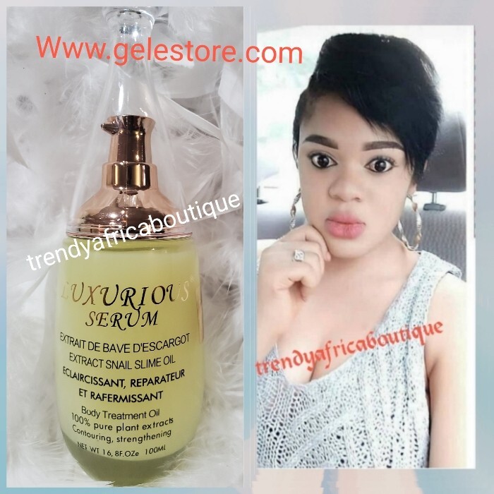 With Snail Slime 100ml X 1  Bottle 👌