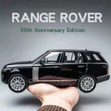 1:18 Diecast Vehicle for Land Rover Range Rover Model Car Toy Sound Light Gifts