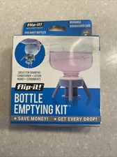 Flip-It Bottle Emptying Kit - Reusable and Dishwasher Safe - NEW