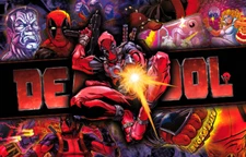 Stern DEADPOOL Dead Pool Pinball Machine Custom Translite 02