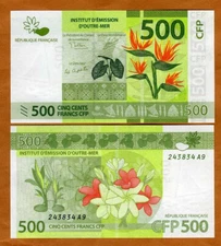 French Pacific Territories, 500 Francs ND (2019) P-5b, UNC