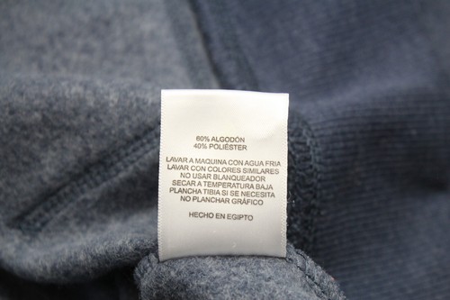 LEVI'S Felpa con Cappuccio Uomo Blu Comoda Tasca Canguro Taglia Large - Foto 6 di 9