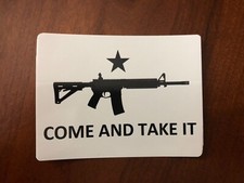 Come And Take It - Gonzalez Flag Ar-15 Sticker - 2.00 3x4 Come And Take It - Gonzalez Flag Ar-15 Sticker - 2.00 3x4