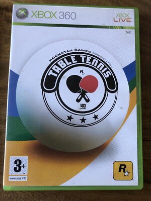 Rockstar Games Presents Tischtennis (Microsoft Xbox 360 2006) mit Handbuch PAL