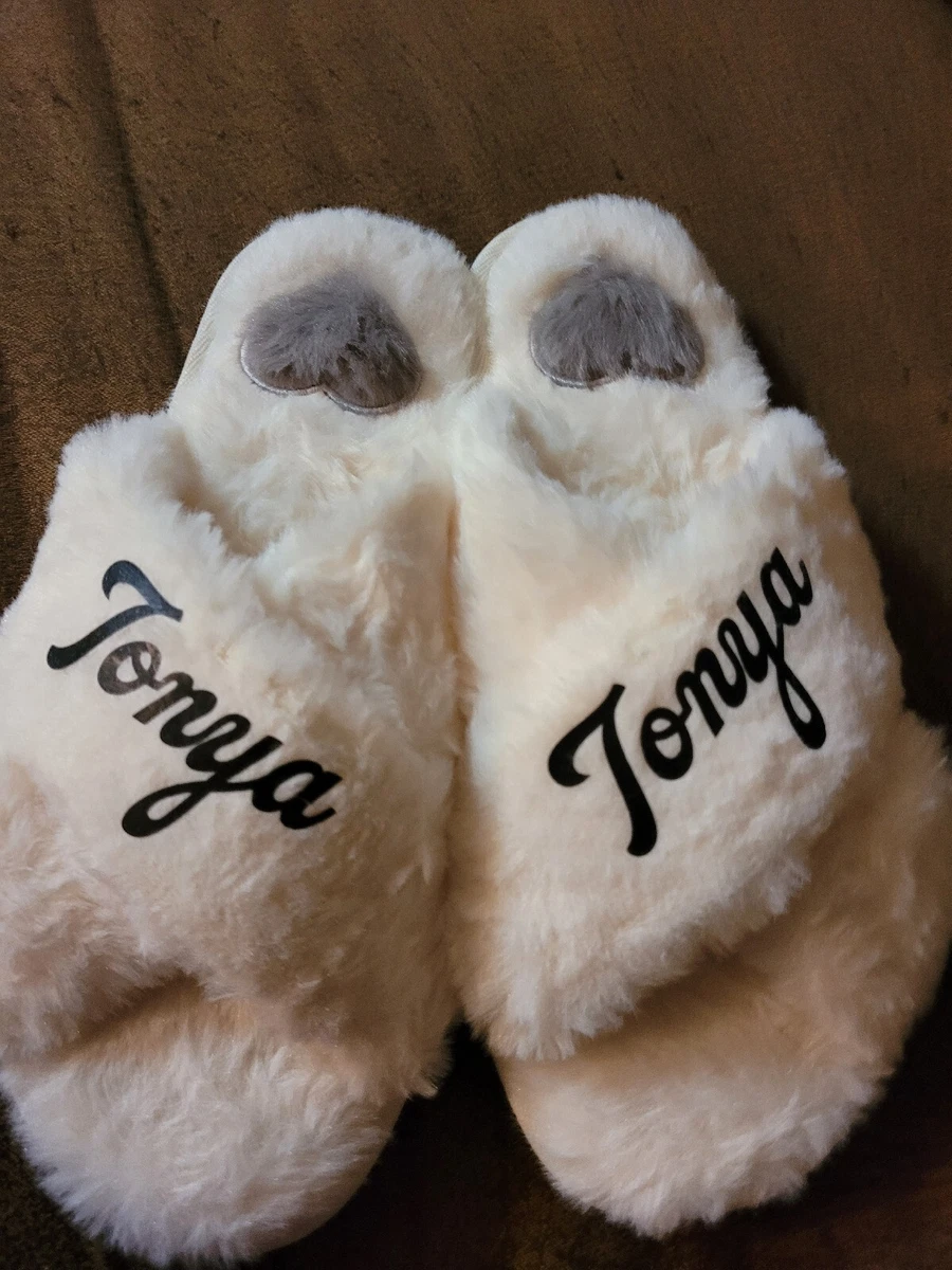 Personalized womens slippers online