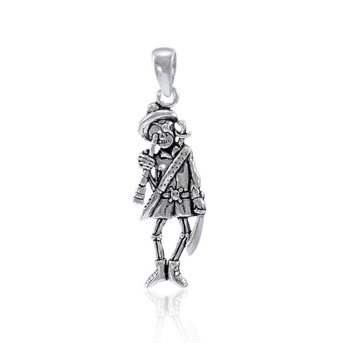 Pendentif Tête De Mort Pirate En Argent Sterling 925 - Neuf Avec étiquettes, Bijou Fin Thaïlandais