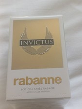 PACO RABANNE INVICTUS AFTERSHAVE LOTION 100ML | NEW SEALED BOX | FREE P&P