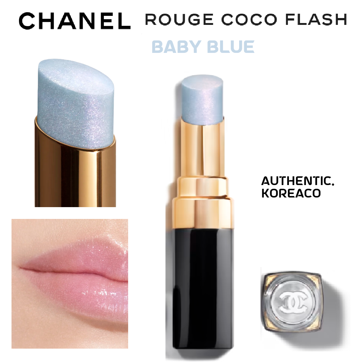 CHANEL Rouge Coco Flash BABY BLUE 284 - Denim Collection 2026 | eBay