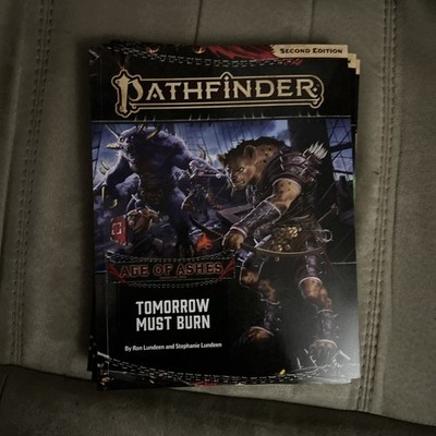 Paizo Pathfinder #147 ''Age of Ashes #3 - Tomorrow Must Burn'' VG+