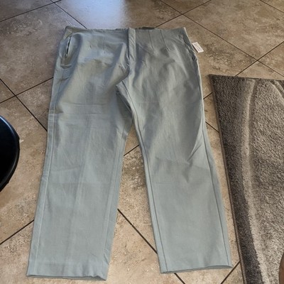 Old Navy Pants Extra High Waisted Polished Pixie Skinny Green Gray Sz 22