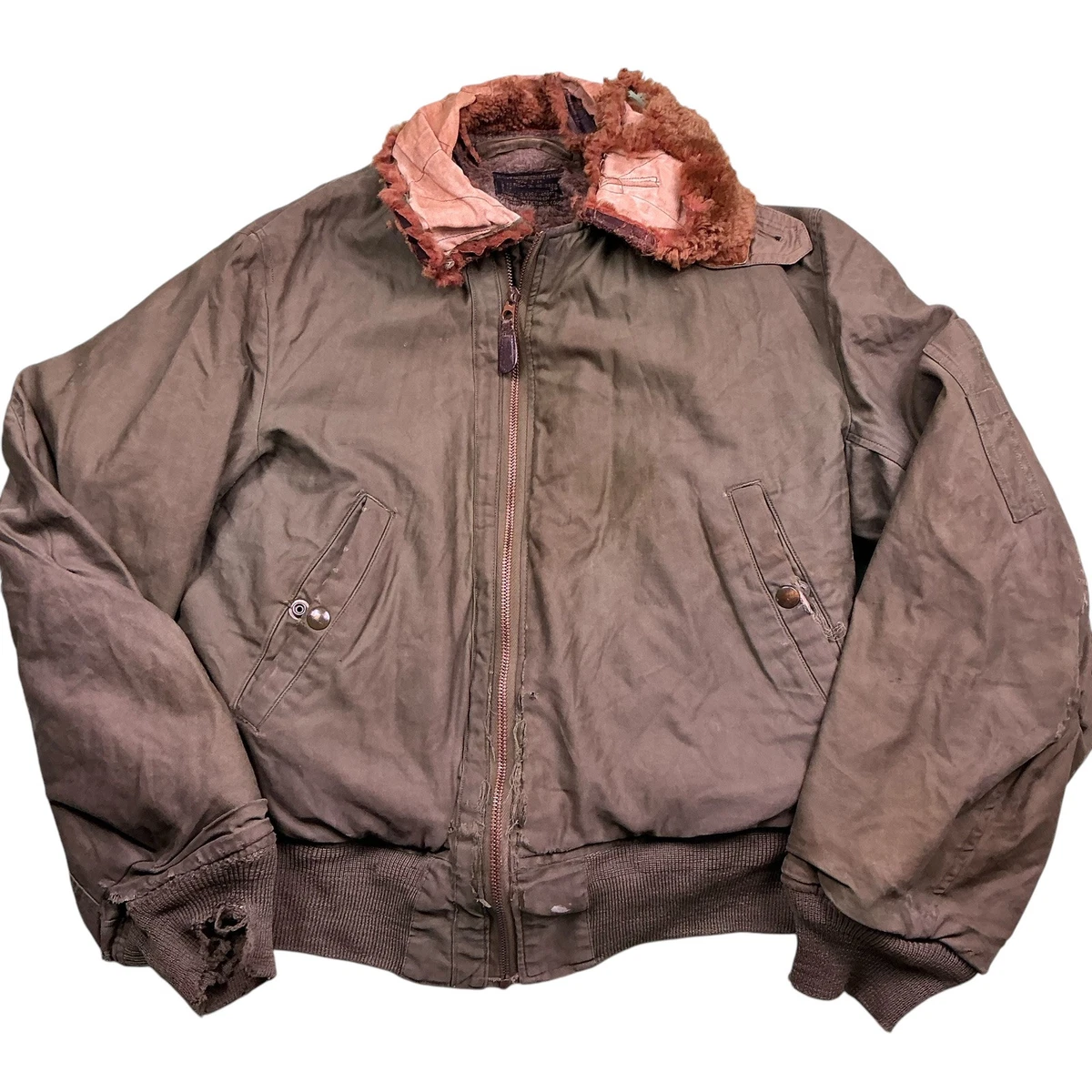 B 15 Flight Jacket In Original Ww2 Collectible Us Uniforms for