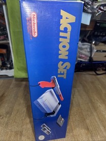 Nintendo NES Action Set Box Controller Gun Duck Hunt/Super Mario Bro Game New