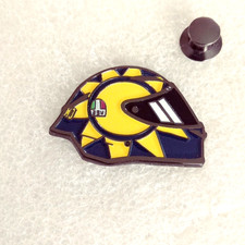 Pin's lapel pin pins F1 Moto GP Casque agv Valentino Rossi Email sur base noire