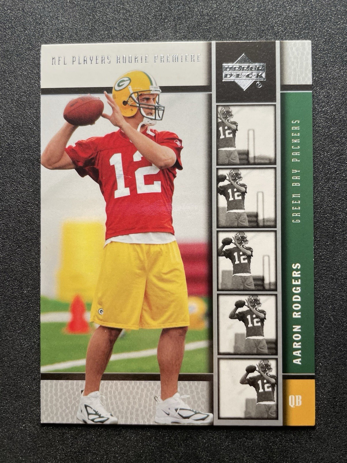 2005 Upper Deck Aaron Rodgers Rookie Premier #16 RC *EXC* Packers Steelers