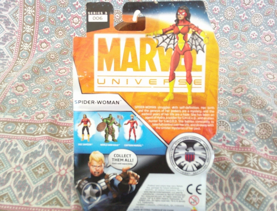 Figura de acción Spider-Woman Universo Marvel SELLADA 2010 COLECCIONABLE Foto 3 de 3
