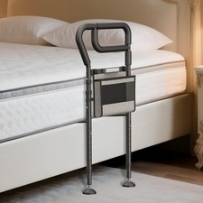 C3 Pro Bed Rails for Elderly Adults Safety, Adjustable Heights Bed Cane with ...