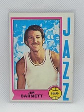 Jim Barnett 1974/75 Topps Basketball #47 EX