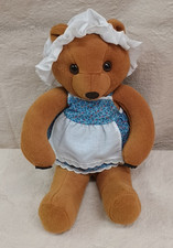 Fisher Price 1981 Teddy Bear Stuffed Animal 248 House Maid Mama Bear Plush