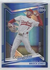 2022 Panini Elite Extra Edition Aspirations Blue 170/349 Brock Jones #65 14bn