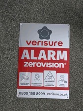 VERISURE Original deterrent sign Big Plate for Wall Original NEW