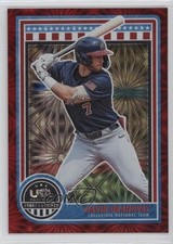 2025 Panini Stars and Stripes Red Fireworks 101/225 Gavin Grahovac #7 05k6