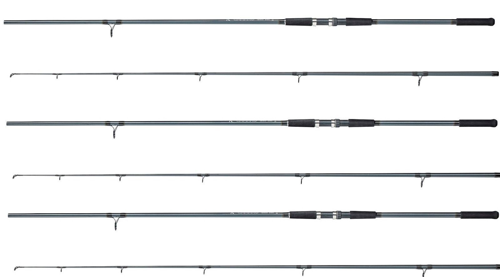 3 X Dam Camaro 12ft 2.5lb 2pc Carp Rods Fishing Brand RRP £119.99 Brand ...