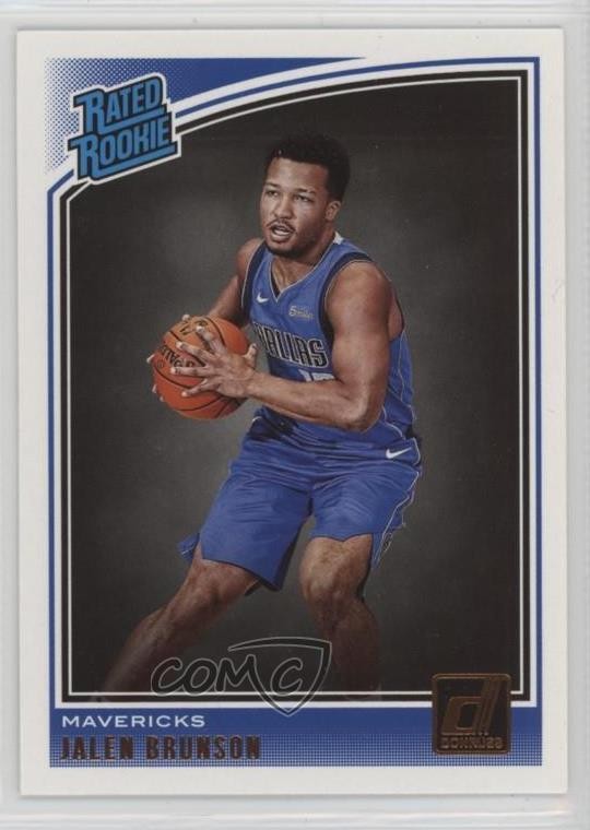 2018-19 Panini Donruss Rated Rookies Jalen Brunson #179 10yu