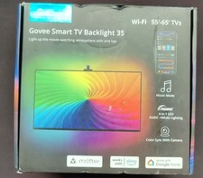 Govee Smart TV Backlight 3S for 55-65 inch TVs, RGBIC Wi-Fi LED Lights w/ Camera
