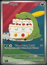 2024 Pokemon Stellar Crown Gulpin 154/142 Illustration Rare IR NM on eBay