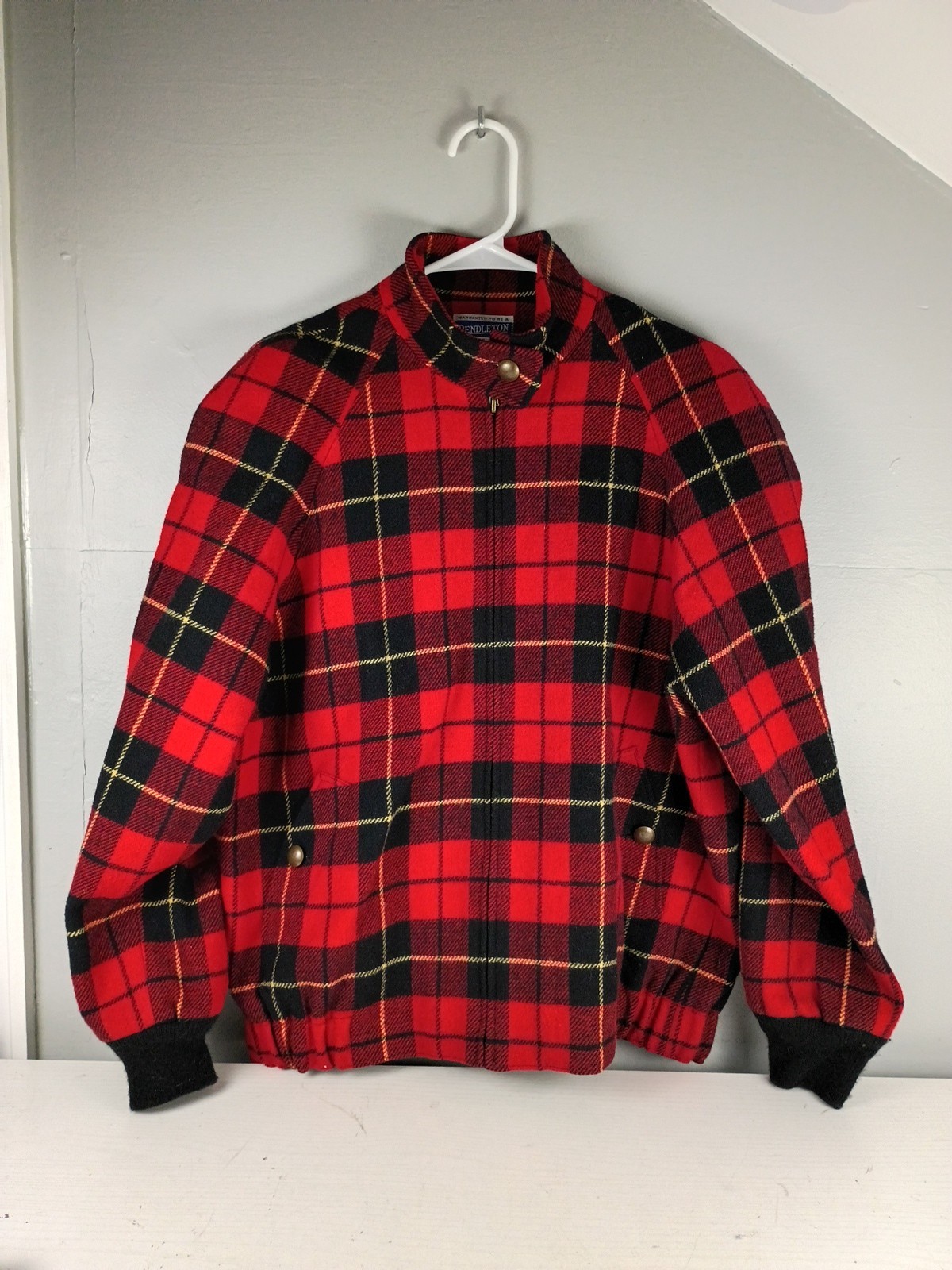 100%Wool Jacket Pendleton Womens MEDIUM Coat Vint… - image 1